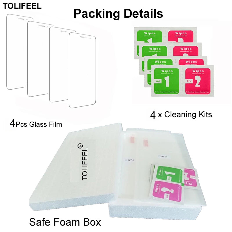 4PCS Tempered Glass For Samsung Galaxy Z Flip 7 FE 6 5 Clear Premium Screen Protector For Samsung Z ZFlip7 6 5 Flip7 Film Glass