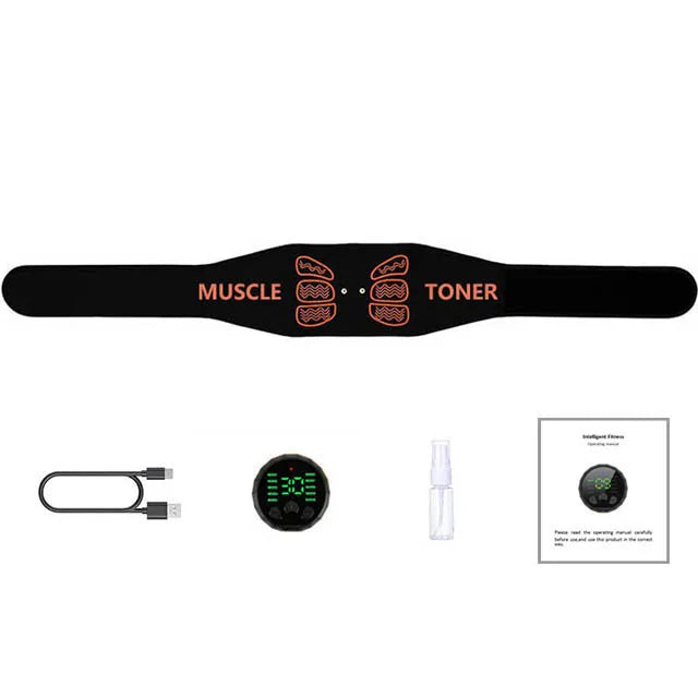 Smart Abdominal Toning Belt Muscle Toner Abs Trainer For Arm Leg Training Home Gym Fitness Massager
