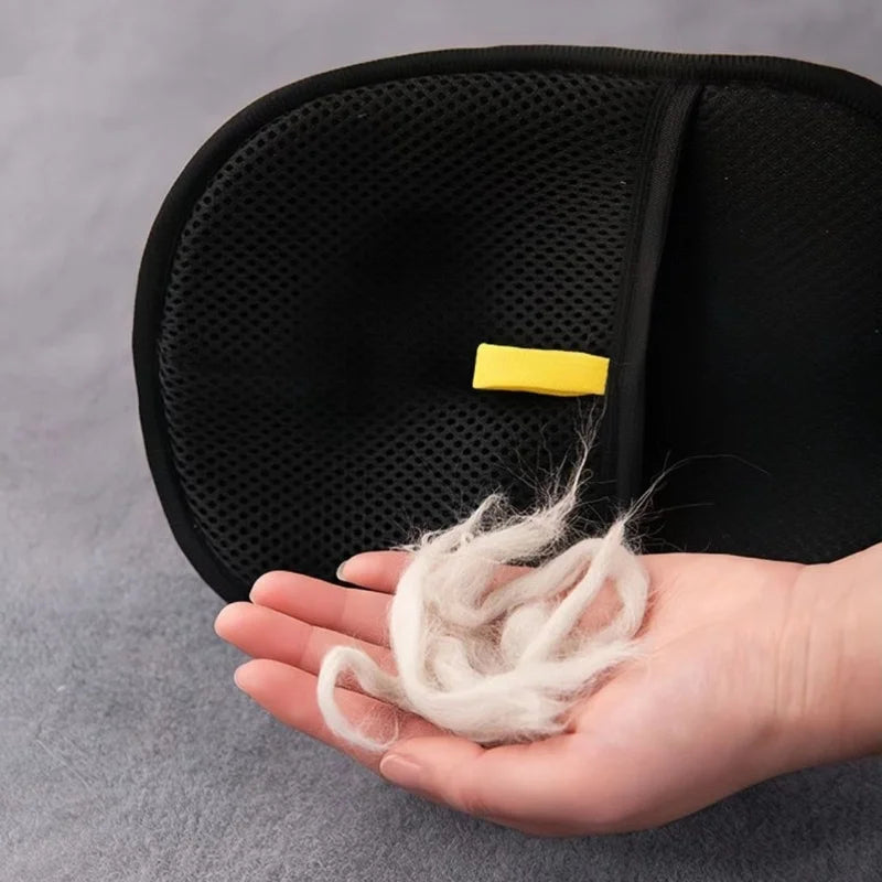 Reusable Pet Hair Removal Gloves Double Sided Beauty Gloves for Sofa Carpet Home Pet Fur Hair Removal Tool Pet Supplies