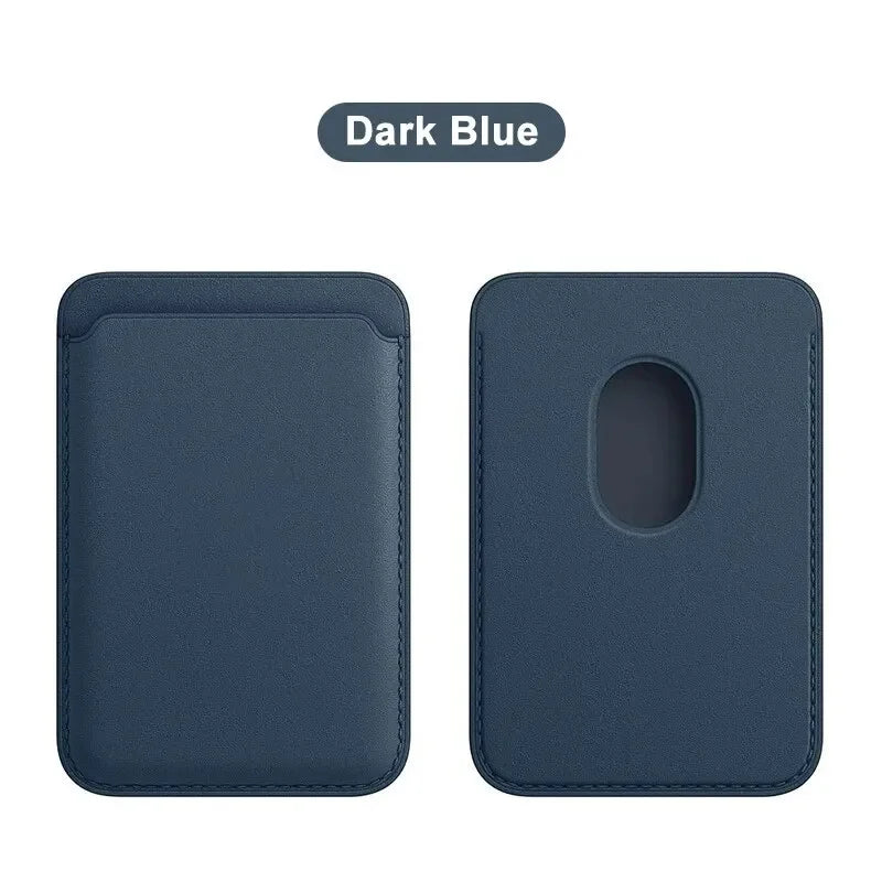 For Magsafe Magnetic Leather Wallet Case For iPhone 17 16 15 14 13 12 11 8 Samsung Huawei Card Holder with Magnet Covers