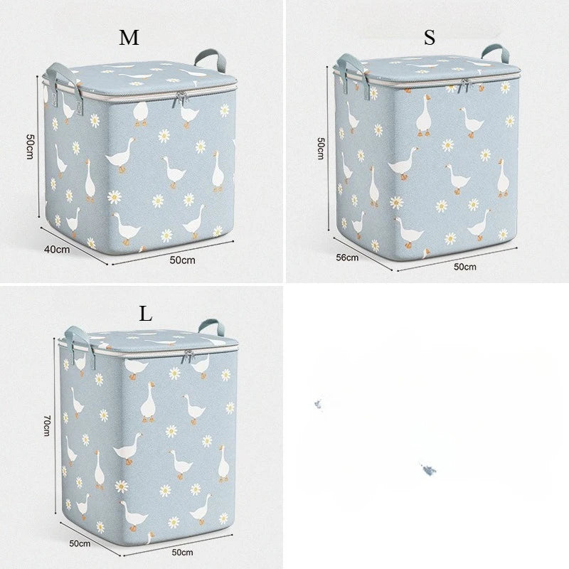Quilt Storage Bag Home Wardrobe Large Capacity Clothes Quilt Organizing Bag Clothing Moving Waterproof Moisture-proof