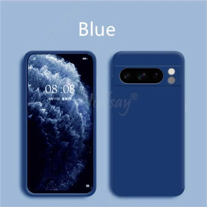 For Google Pixel 8 Pro Case Pixel 10 Pro Cover Liquid Silicone Rubber Protector TPU Case Pixel 9 Pro XL 8 Pro 8A 7A 7 6A 6 Pro