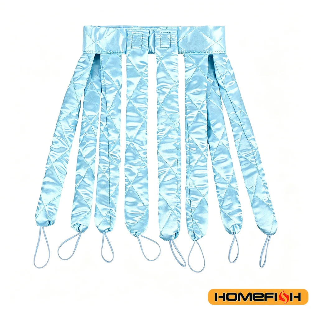 Heatless Curling Rod Headband for Lazy Hair - Silk Ribbon Soft Wave Formers for Sleeping No Heat Curls