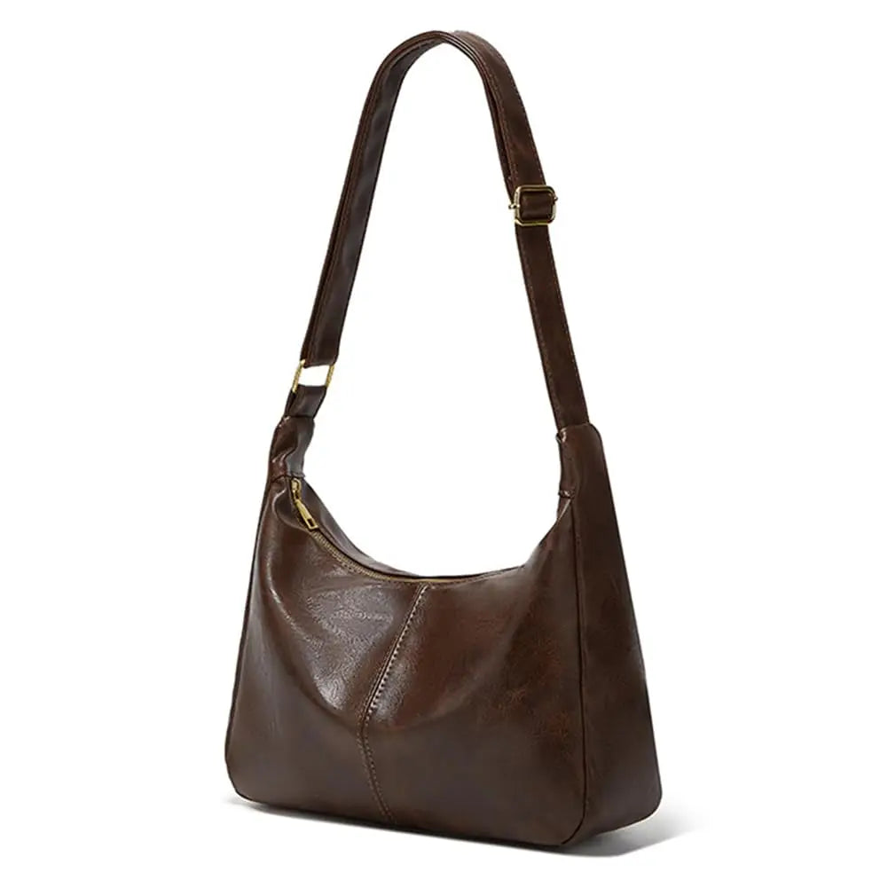 Hobo Shoulder Bags for Women Soft Vegan Leather Shoulder Handbag Versatile Large Capacity Tote Underarm Shoulder Bag Purses 
