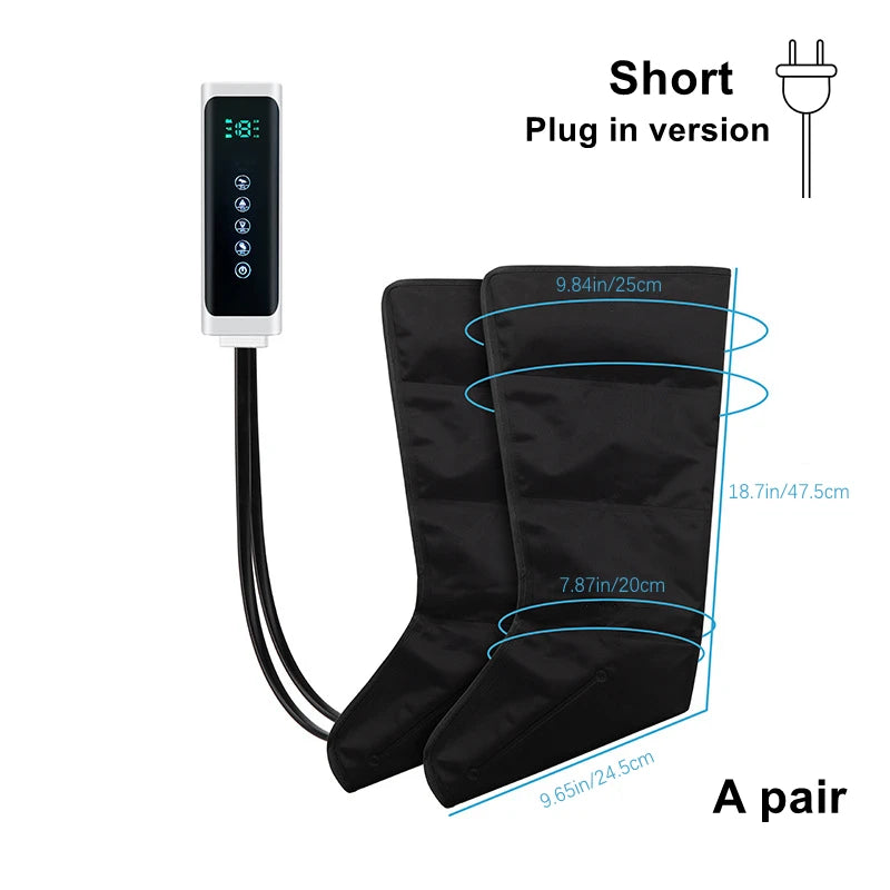 Massage Boots Air Wave Massager Leg and Foot smart air bag Massager to promote blood circulation