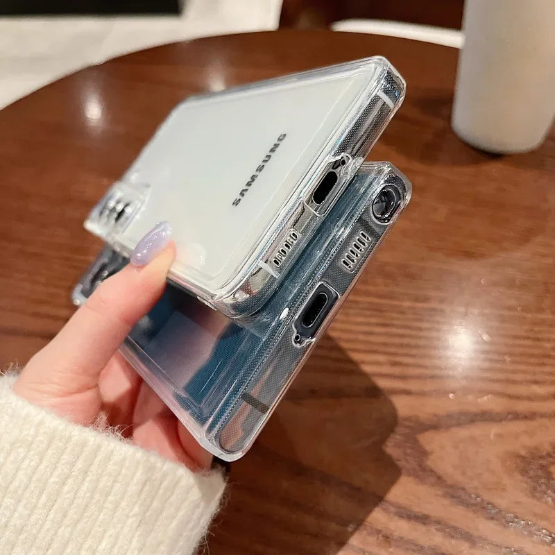 Soft TPU Shell For Samsung Galaxy S25 S24 S23 S22 S21 FE S20 Ultra Note 20 S10 Plus A33 A53 A13 Air-bag Thin Silicon Case Cover