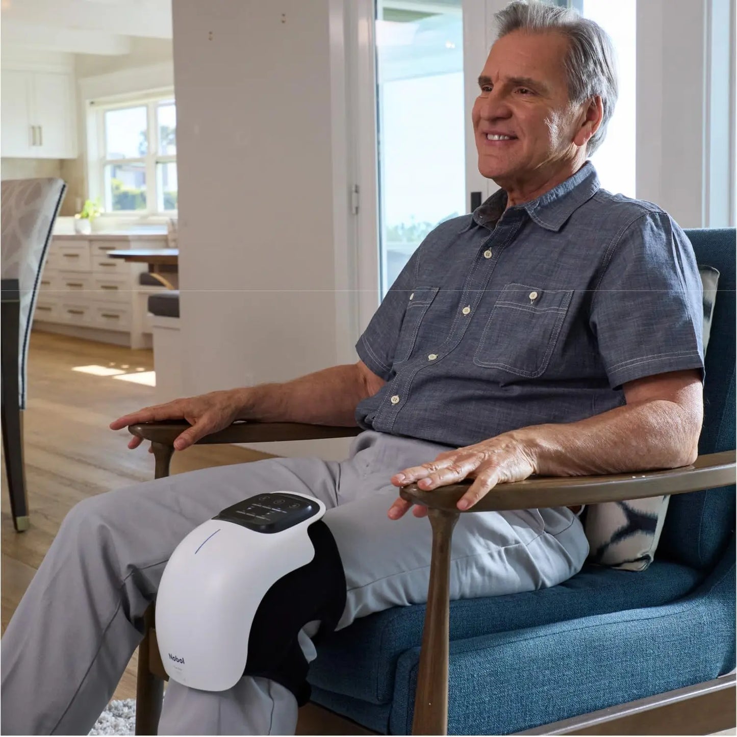 Multifunctional Smart Cordless Knee Massager Vibration Knee Relaxing Massage Machine Joint Knee Device Gifts for Grandma Grandpa