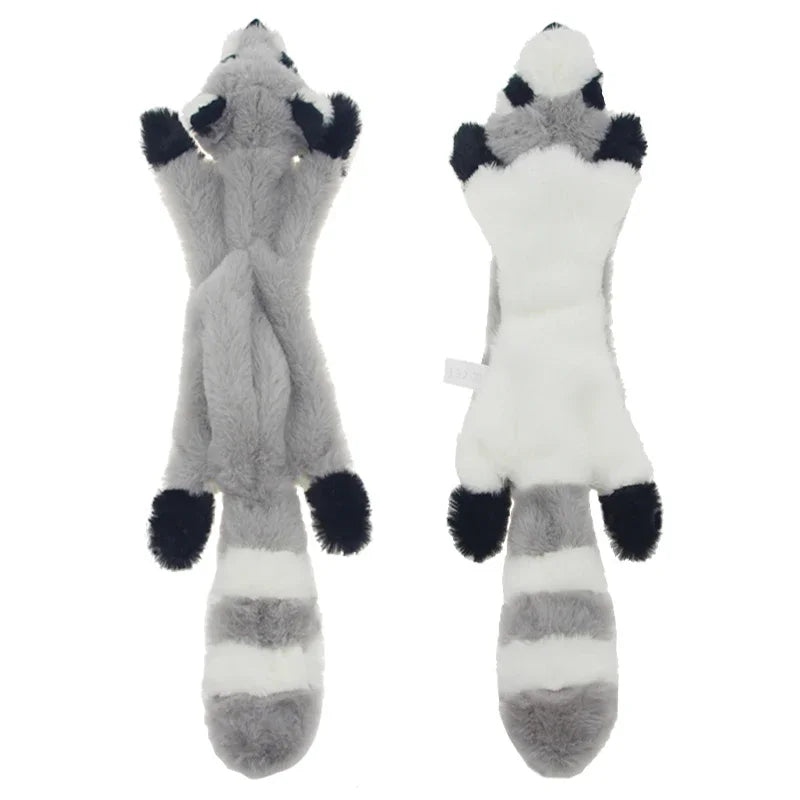 New 45cm Simulated Animal Holster No Stuffing with Squeakers Dog Chew Toy Durable Plush Crinkle Pet Squeak Toys Pet Supplies