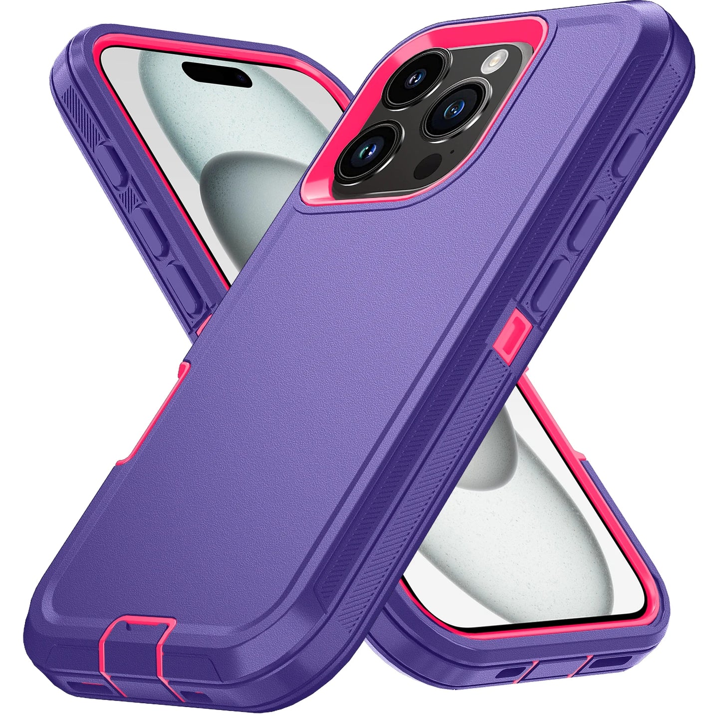 Armor Shockproof iPhone Case – Hard PC + TPU Back Cover