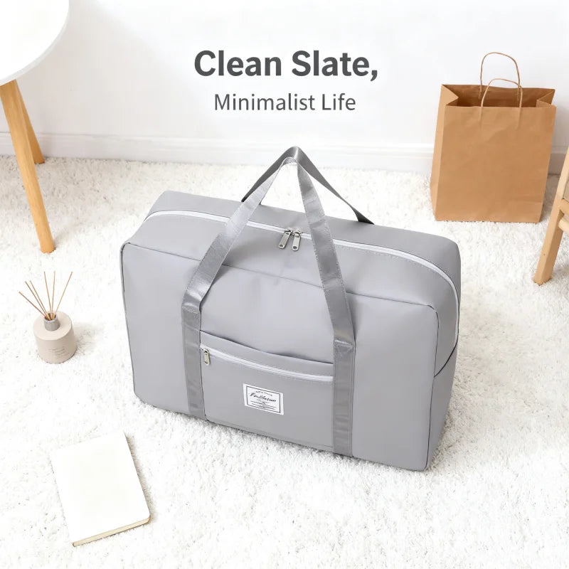 Foldable Multi-Purpose Storage Tote Bag, Space-Saving Travel Organizer for Closet and Trip Use