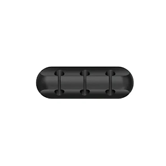 VIKEFON Cable Cord Wire Organizer Silicone USB Cable Winder Management Clips Self Adhesive for Mouse Keyboard Headset For iPhone