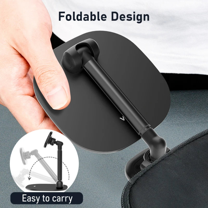 VRIG MG-04 Foldable Desktop Phone Stand with 360° Rotatable Magnetic Phone Mount Phone Holder Adjustable Height for iPhone