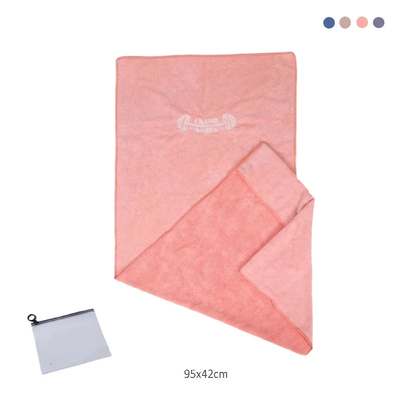 Fitness Quick Dry Towel 42*95cm Microfiber Gym Yoga Training Swimming Tennis Towel Beach Jogging Body Anti-slip Sports Sweat