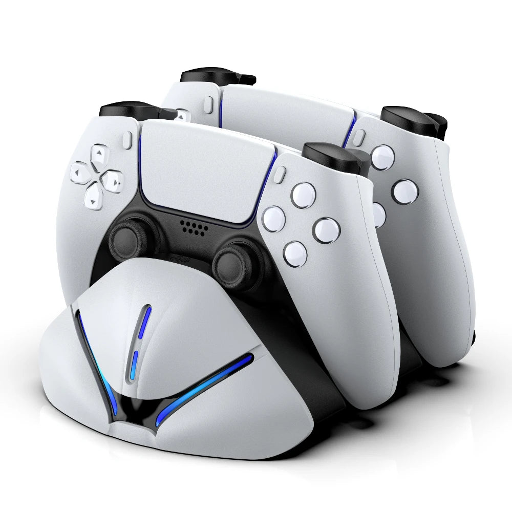 Controller Charging Station for PlayStation 5 Dual Fast Charger LED Indicator Charging Stand Docking Station PS5 Accessories