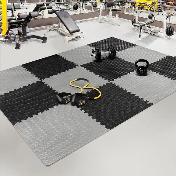 16-Piece Interlocking EVA Foam Floor Mat for Home Gym and Yoga