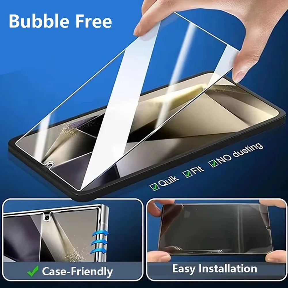 S26 S25 Ultra Protective Glass For Samsung Galaxy S25 S24 Ultra Screen Protector A17 A27 A37 A57 A56 A36 A26 A55 A54 A53 A15 A16 A35 Glass S21 S22 S23 Plus Pelicula Cristal Templado S24 FE Phone Front Film