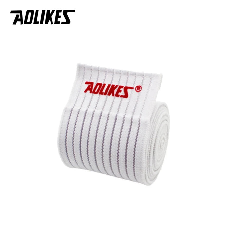 AOLIKES 1PC 40-180cm Compression Bandage Protector Knee Support Brace Sports Elastic Elbow Straps Leg Bands Bandage Workout Wrap