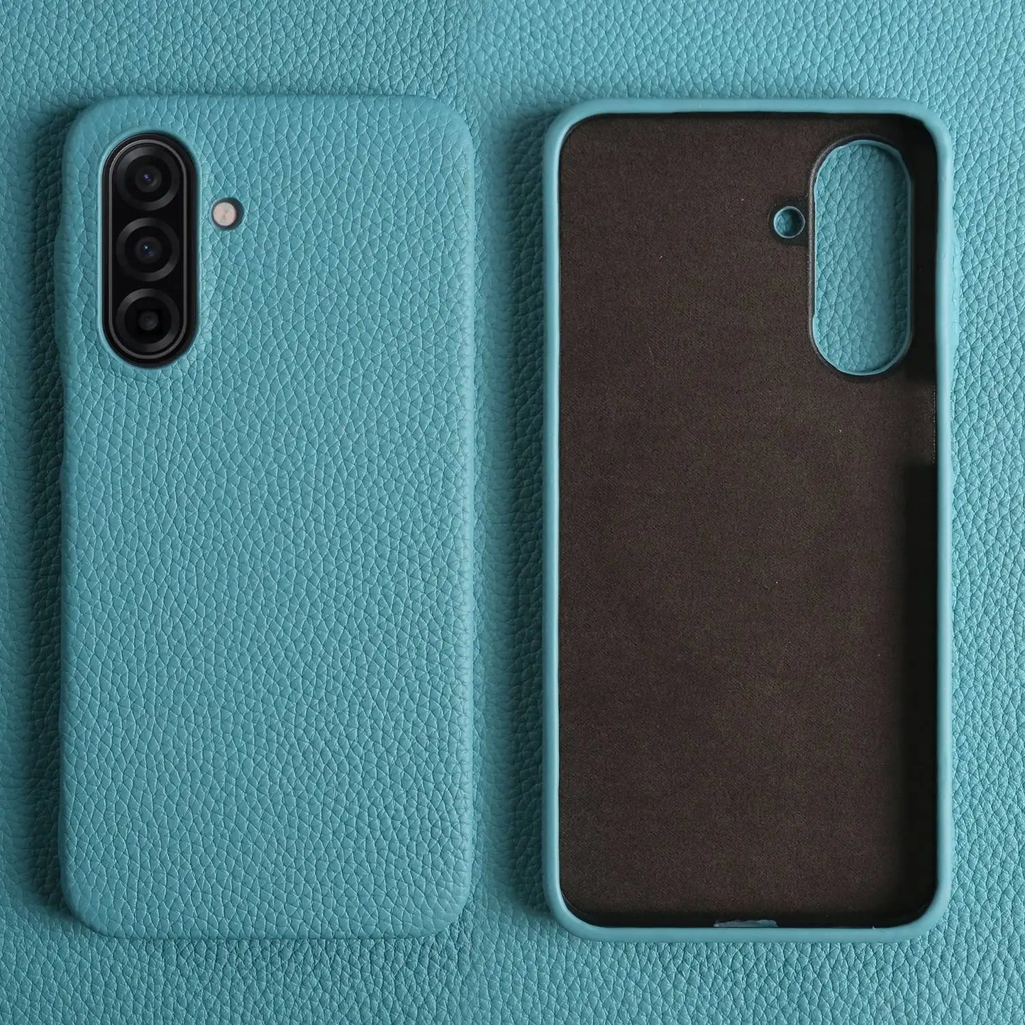 Luxury Genuine Leather Case For Samsung Galaxy A17 A07 A26 A36 A56 A15 A53 A24 Full Wrapped Shockproof Phone Cases Back Cover