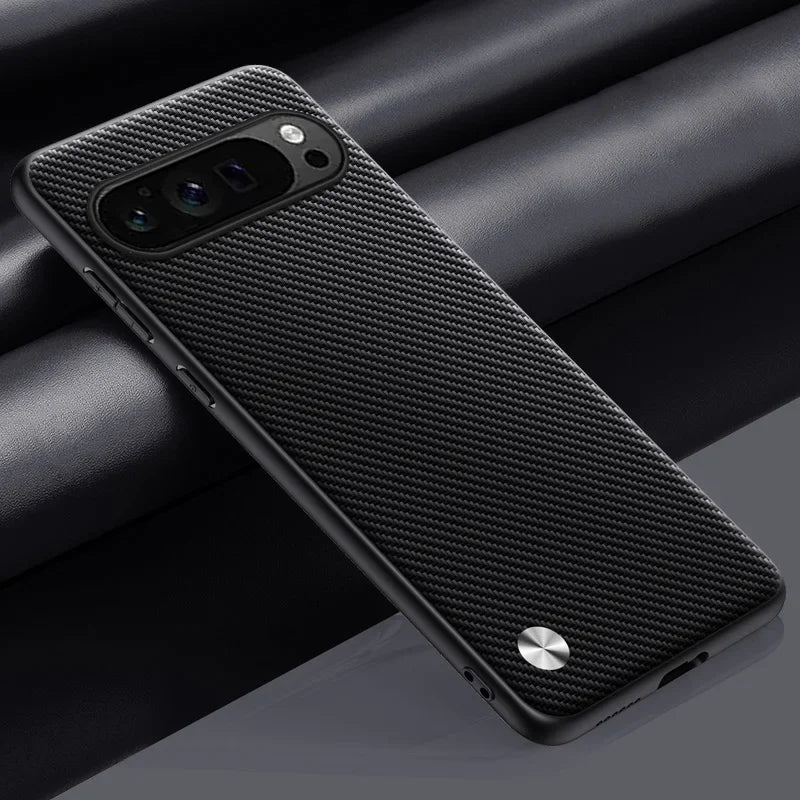 Luxury Leather Phone Case for Google Pixel 10A 10 11 XL 9A 9 Pro 8Pro 7 6 Pro 8A 7A 5A 4 Plain Skin Shockproof Soft Back Cover