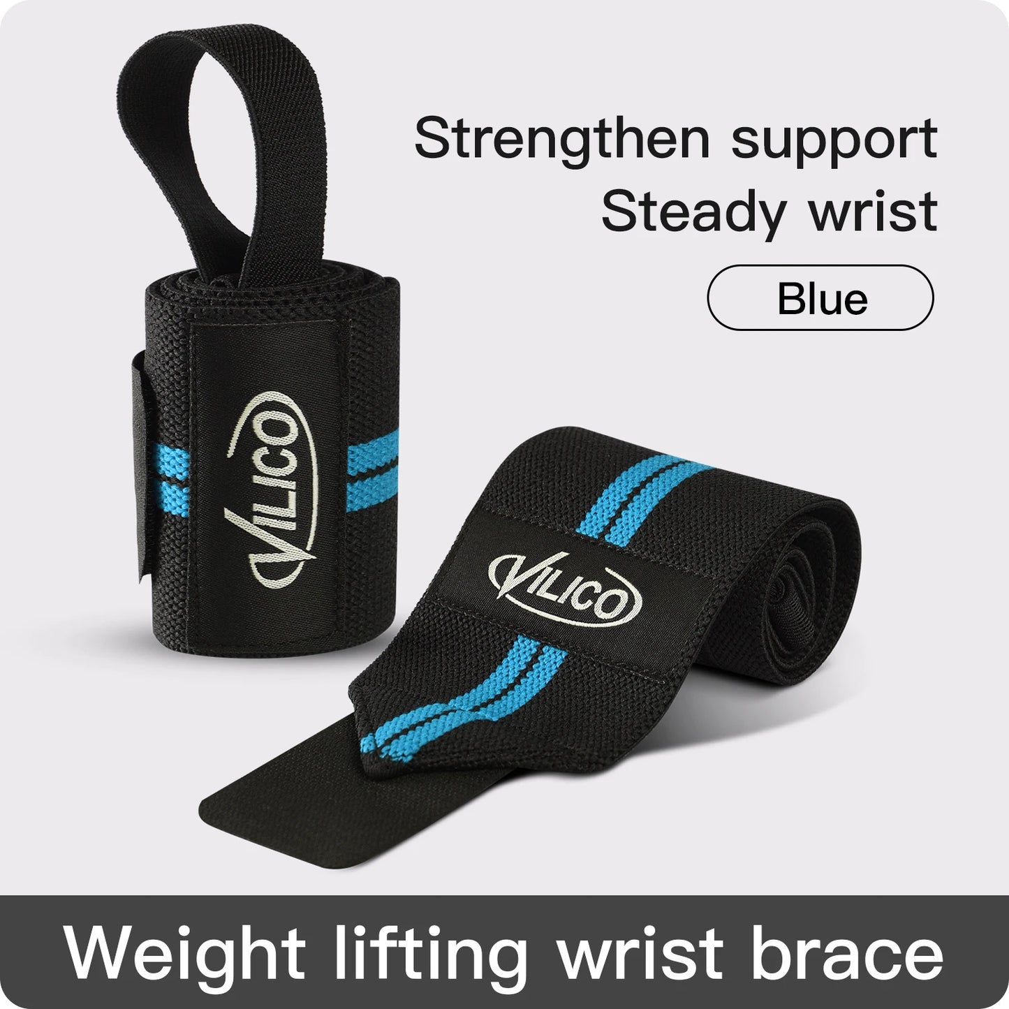 1/2 Piece- Wristband Wrist Support Brace Straps Extra Strength Weight Lifting Wrist Wraps Bandage Fitness Gym Training