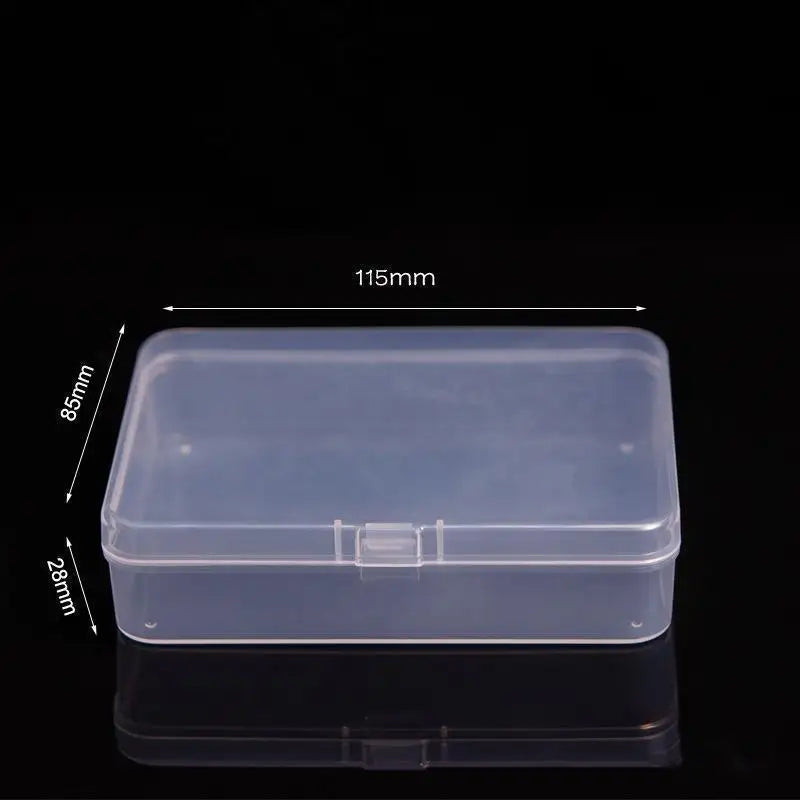 Mini Plastic Rectangular Box – Translucent, Dustproof Jewelry & Small Item Storage Container