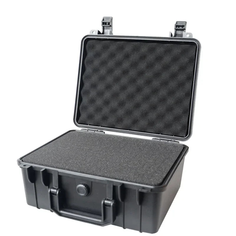 Hard Shell Waterproof Organizer Box, Portable Impact Resistant Toolbox for Hardware Accessories and Instruments