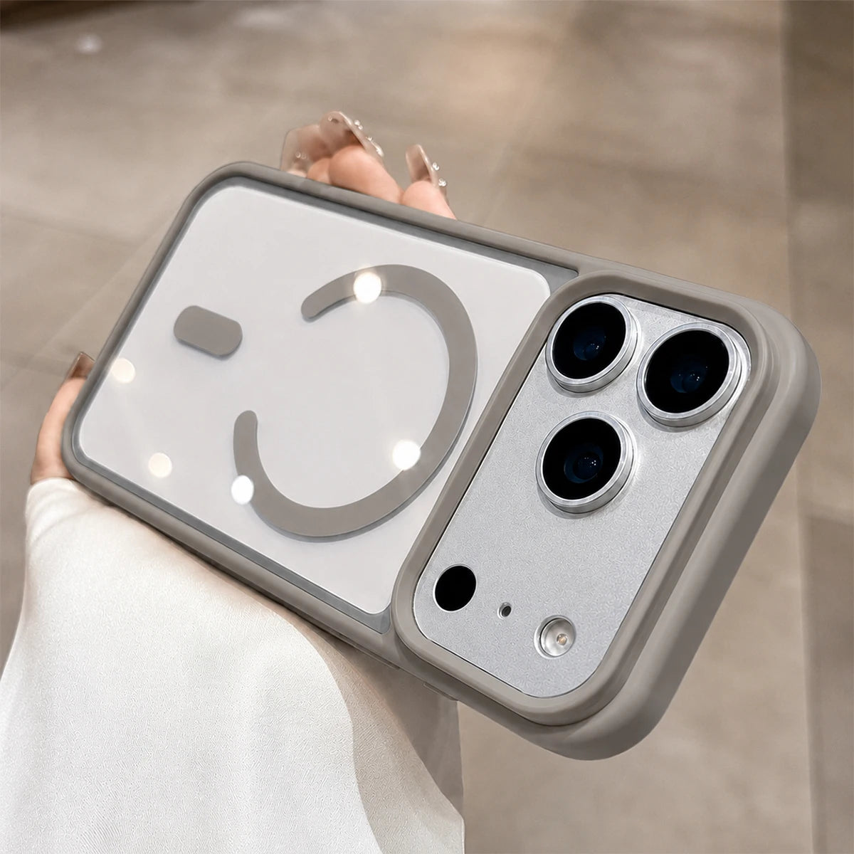 Clear Magnetic Phone Case With Soft-Touch Shockproof Bumper, Acrylic Transparent Back Cover, Raised Camera Protection, Wireless Charging, For iPhone 17 Pro Max/17 Air/16/15/14/13/12/11/XS/X Series
