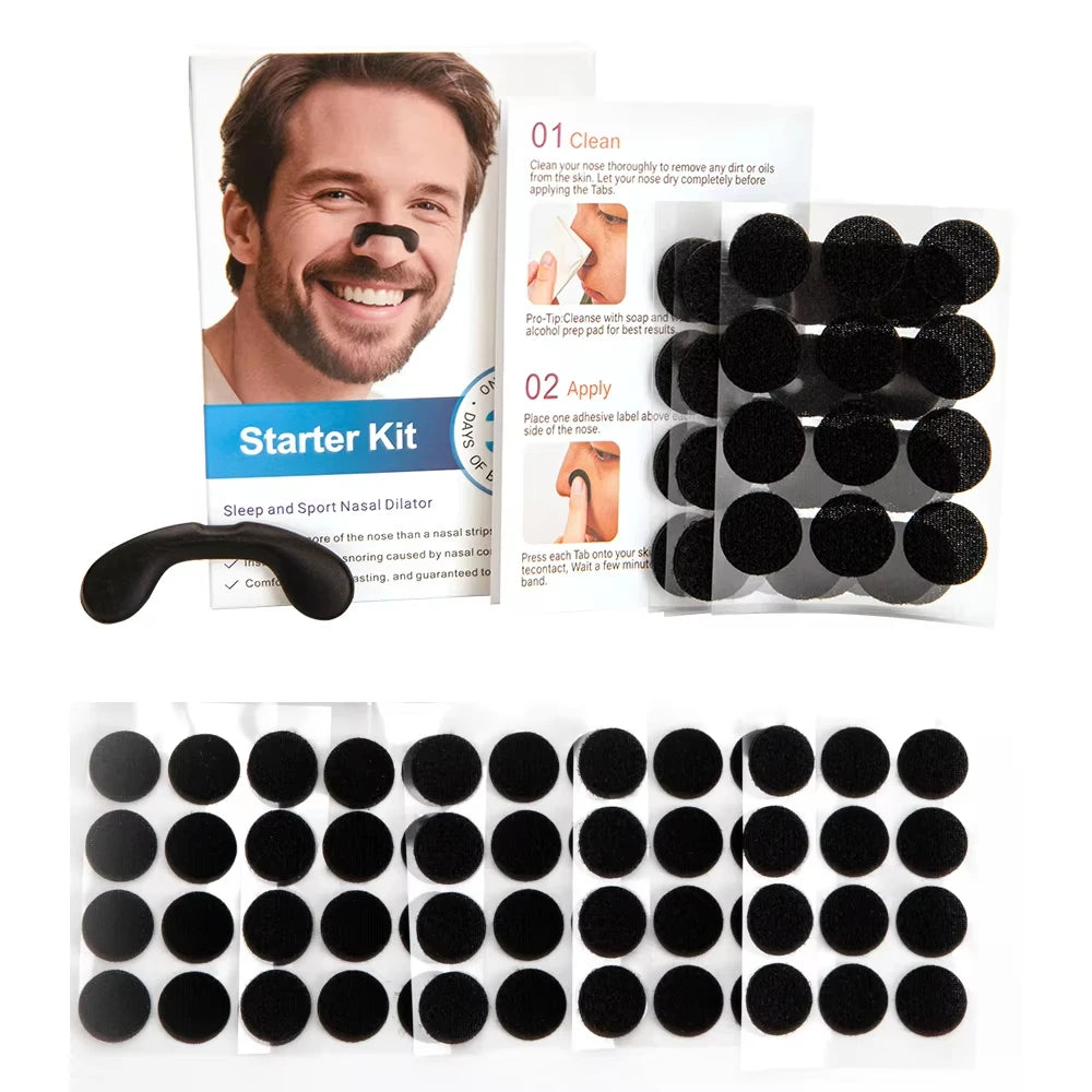 Nasal Dilator Sports Sleep Nasal Breathing Dilators Starter Kit Nose Breathe Strips Reduce Snoring Increase Air Intake Kit