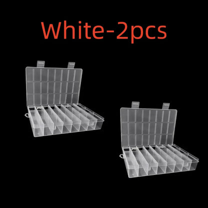 24 Grids Plastic Storage Box – Jewelry, Beads, Screws & Small Items Organizer