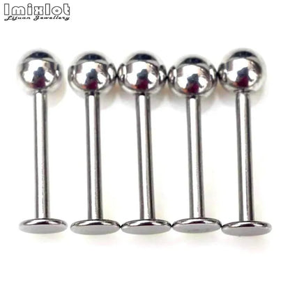 45/90Pcs Mixed Styles Stainless Steel Piercing Jewelry – Eyebrow, Navel, Lip, Tongue, Nose, Labret Bars