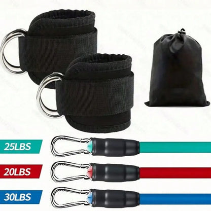 3pcs Ankle Resistance Bands Portable for Building Leg Muscles and Lines Home Gym Available Recommended Exercise Yoga Equipment