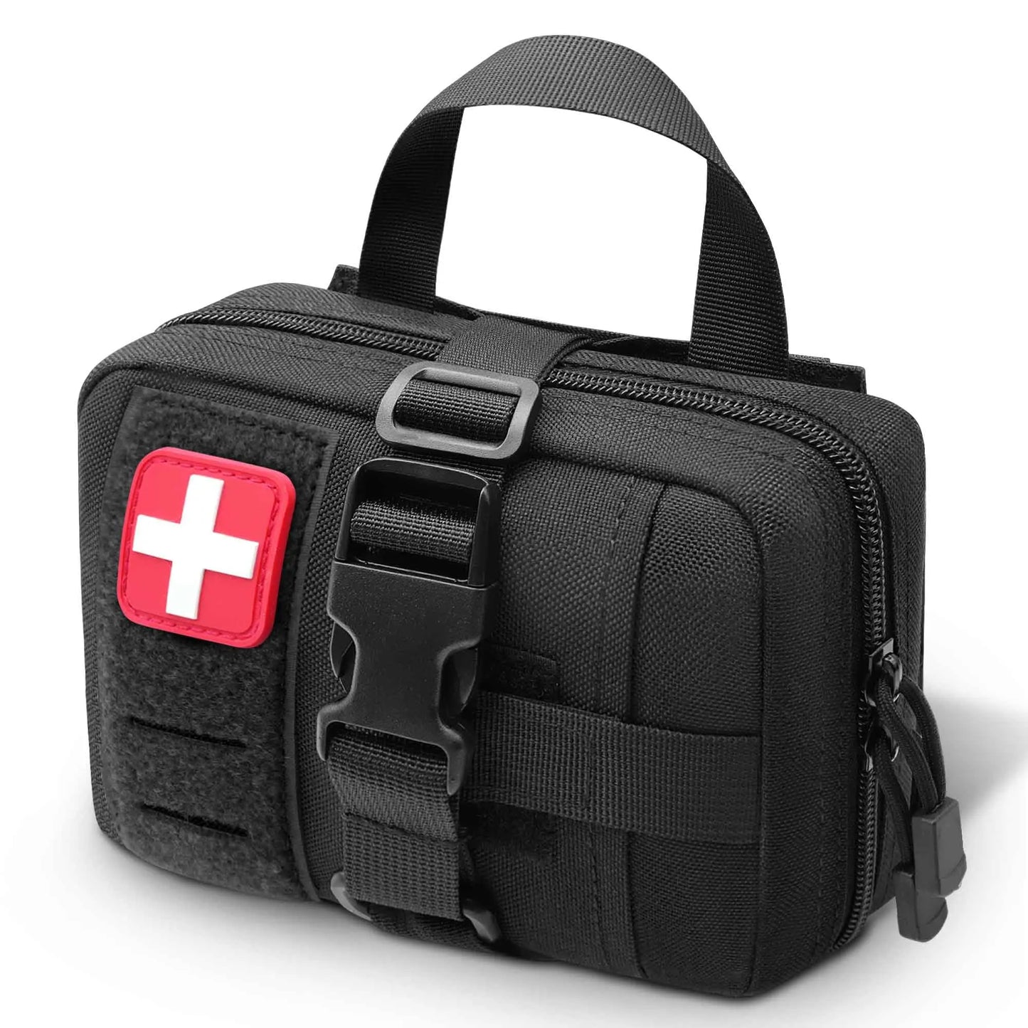 Upgrade Molle Rip Away Ifak Pouch, Tactical Small Belt First Aid Pouch Medical Utility EMT Pouch Only