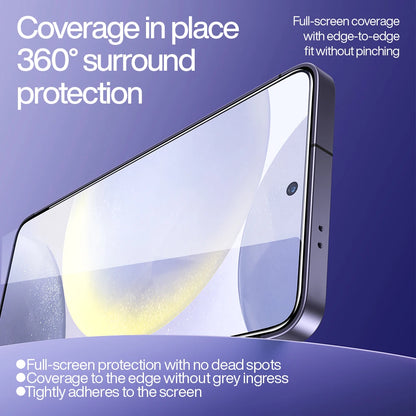 SmartDevil Dust-free Tempered Glass Film for Samsung S26 Ultra HD Clear Screen Protector for Samsung S25 S24 Anti-fingerprint