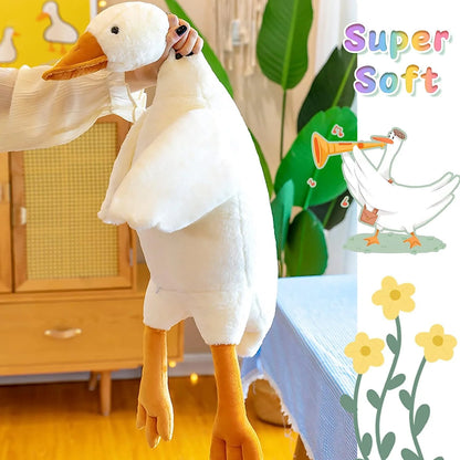 Goose Plush Stuffed Animal – Soft Hugging Pillow Toy