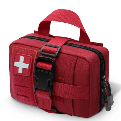 Upgrade Molle Rip Away Ifak Pouch, Tactical Small Belt First Aid Pouch Medical Utility EMT Pouch Only
