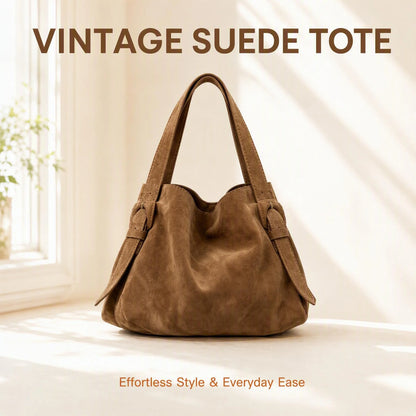 2026 New Vintage Brown Large Capacity Bucket Bag, Can Be Used As Shoulder Bag, Underarm Bag, Crossbody Bag