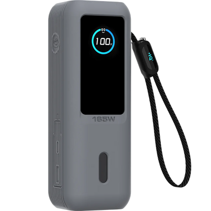 Silicone Case for Anker Zolo 25000mAh 165W Power Bank Portable Charger Protective Case Travel Carrying Case TF/SIM storage Bag