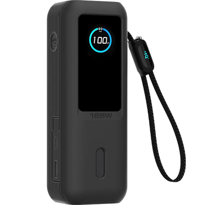Silicone Case for Anker Zolo 25000mAh 165W Power Bank Portable Charger Protective Case Travel Carrying Case TF/SIM storage Bag