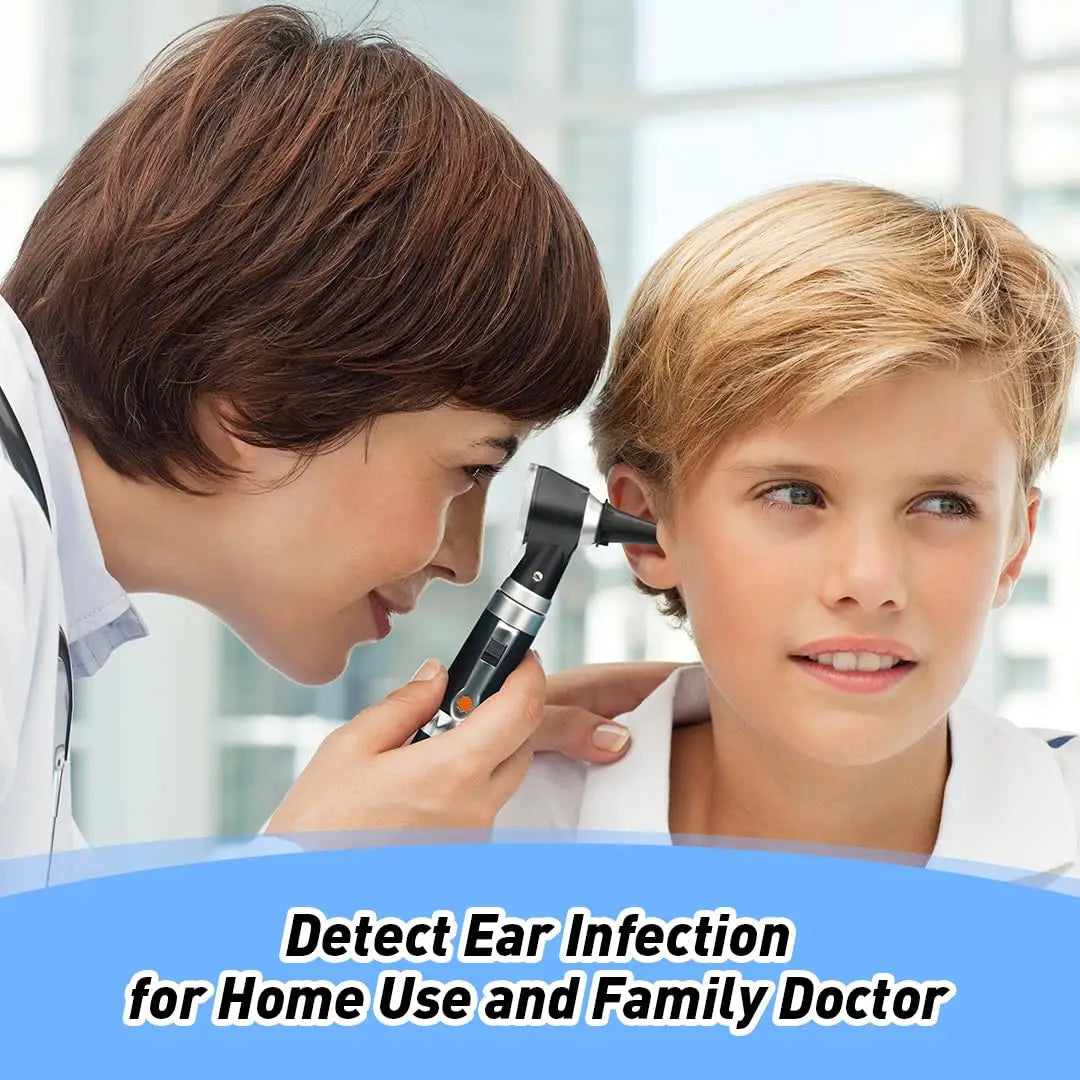 Otoscope - Ear Scope with Light Ear Infection Detector and Pocket Ear Checker Kit with 3X Magnify Lens,  for Kids, Adults, Pets