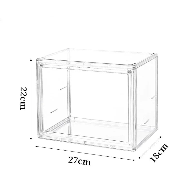 Transparent Storage Box Organizer Bookshelf Album CD Desktop Dustproof Display Cabinet Figures Acrylic Box Blind Box Showcase