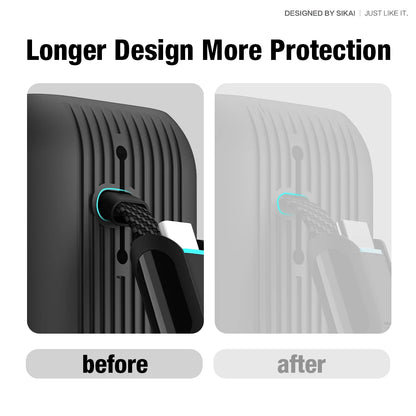 Silicone Case for Anker Zolo 25000mAh 165W Power Bank Portable Charger Protective Case Travel Carrying Case TF/SIM storage Bag