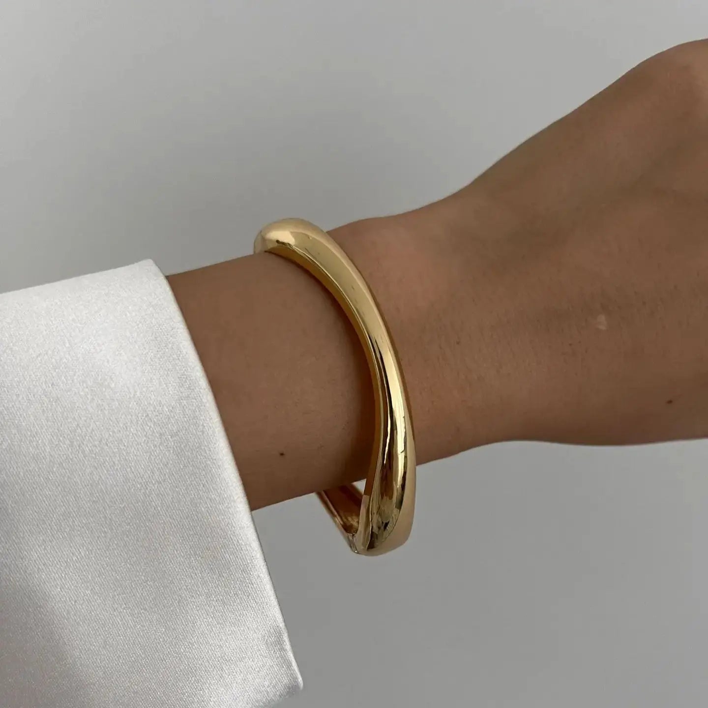 DIEZI Vintage Hip Hop Metal Cuff Bangles – Punk Gold & Silver Geometric Bracelets for Men & Women