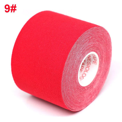 2.5cm/5cm Kinesiology Tape Athletic Bands 5m Sport Recovery Strapping Gym Waterproof Tennis Muscle Pain Relief Knee Bandage