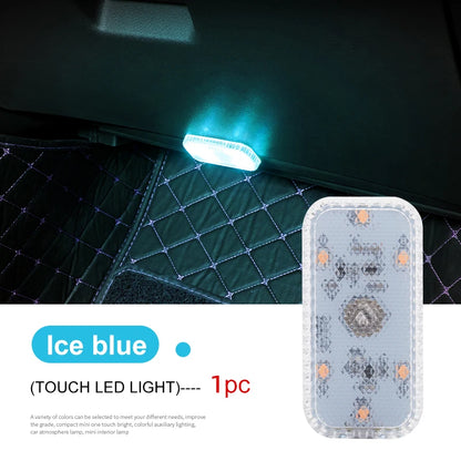 USB Rechargeable LED Touch Car Interior Light