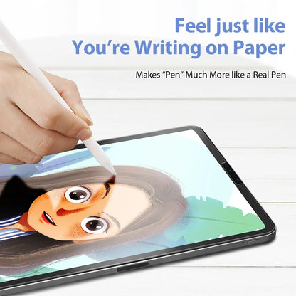 Paper Feel Screen Protector Film Matte PET Painting For iPad 7th 8th 9th 10.2 10th Generation Air 4 5 10.9 Pro 11 Air 3 Pro 10.5