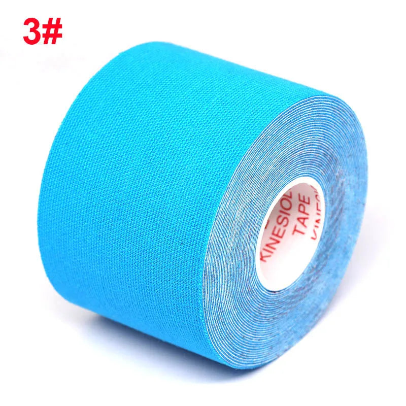 2.5cm/5cm Kinesiology Tape Athletic Bands 5m Sport Recovery Strapping Gym Waterproof Tennis Muscle Pain Relief Knee Bandage