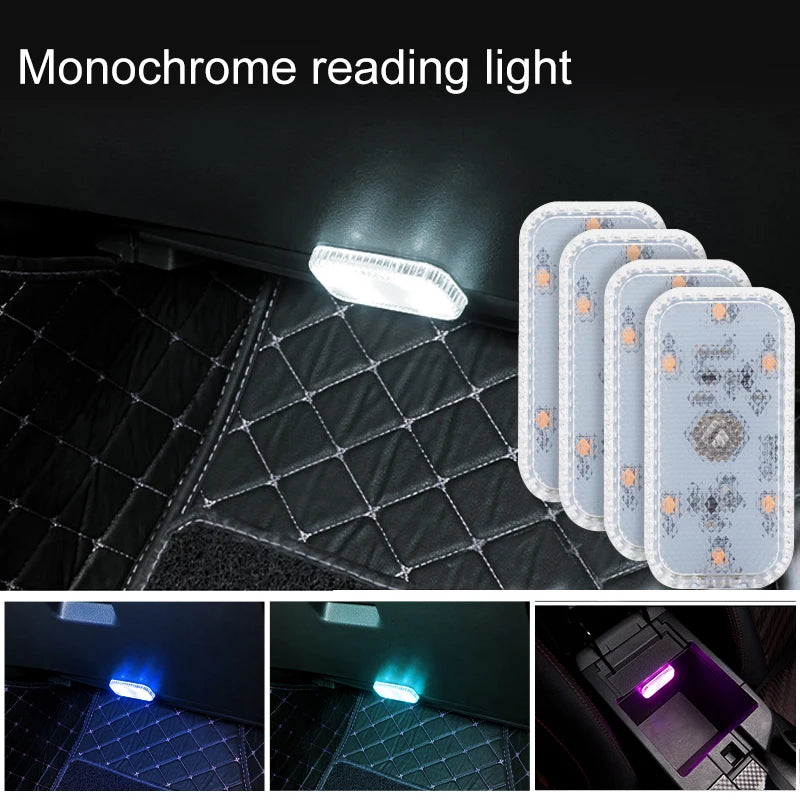 USB Rechargeable LED Touch Car Interior Light