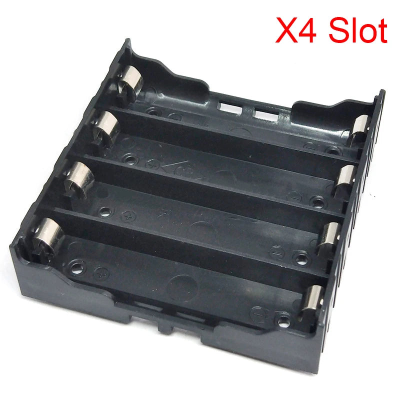 New DIY ABS 18650 Power Bank Cases 1X 2X 3X 4X 18650 Battery Holder Storage Box Case 1 2 3 4 Slot Batteries Container Hard Pin