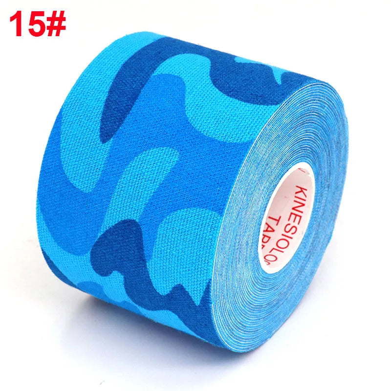2.5cm/5cm Kinesiology Tape Athletic Bands 5m Sport Recovery Strapping Gym Waterproof Tennis Muscle Pain Relief Knee Bandage