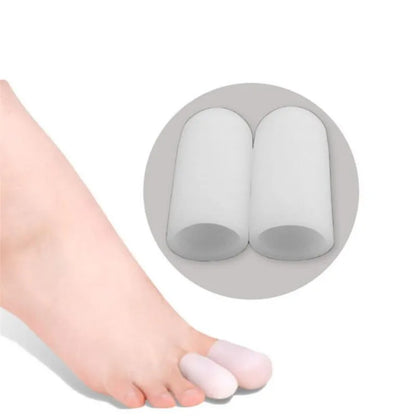 2Pcs Silicone Gel Tube Bandage Finger & Toe Protectors Foot Feet Pain Relief Guard for Feet Care insoles Feet Care Tool